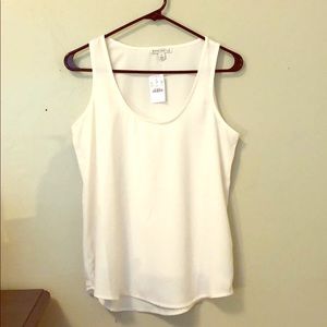 White JCrew Sleeveless Top